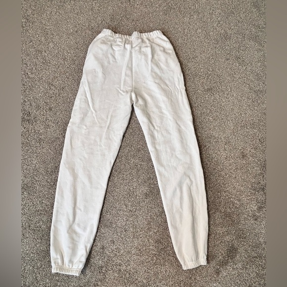 Brunette The Label White Joggers | Size S/M, Super Comfy - Picture 5 of 6